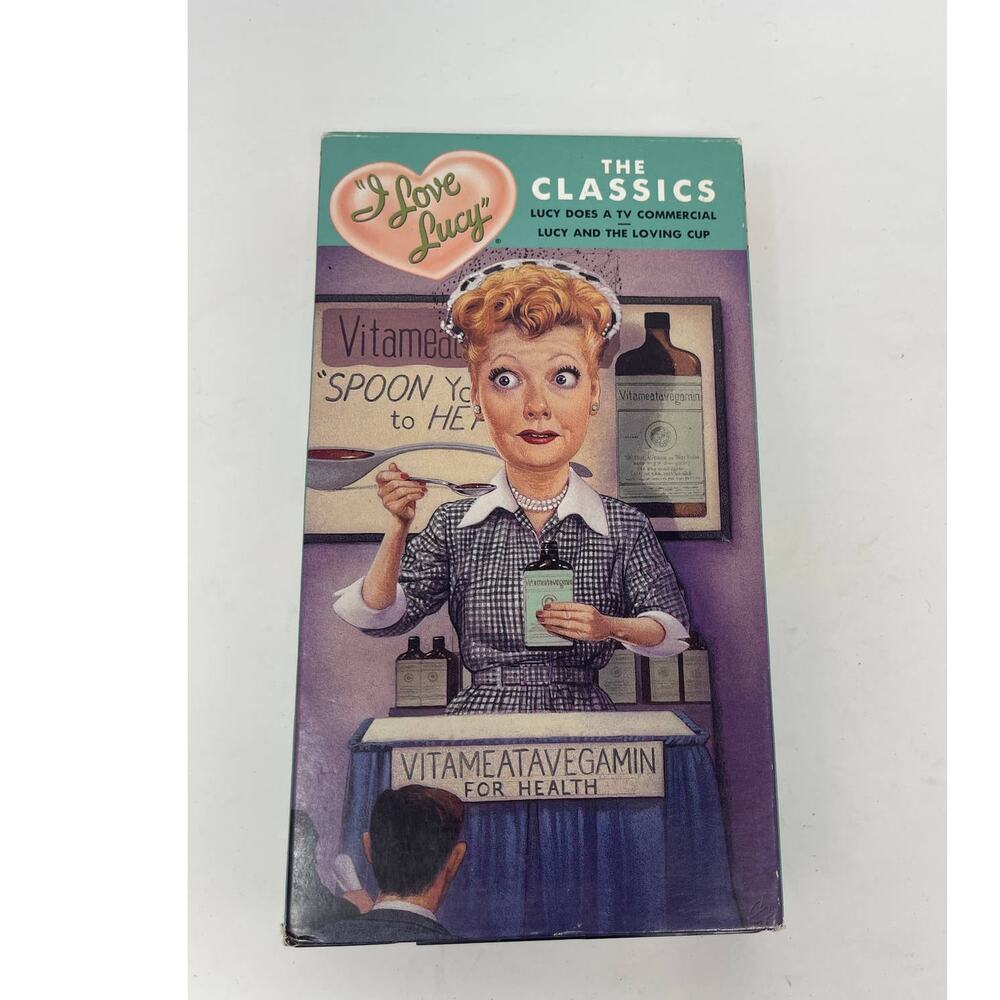 I Love Lucy The Classics Vol. 3 VHS Tape 2 Episodes ~Vitameatavegeman TESTED